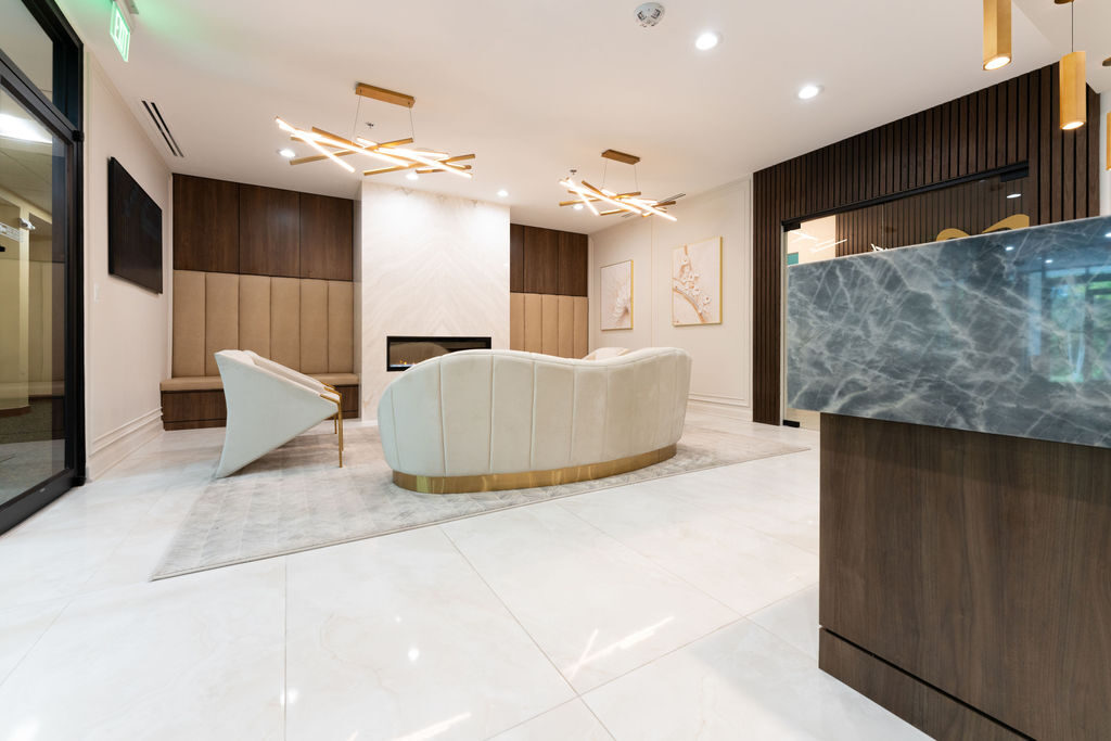Advanced Root Canal Specialists reception and waiting area